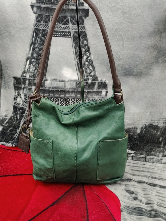 Ellington Handbags - Ellington Green And Brown Hobo